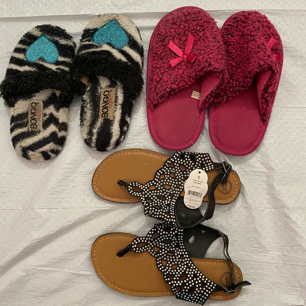 NWT Shoes , Bundle of 3 items for girls